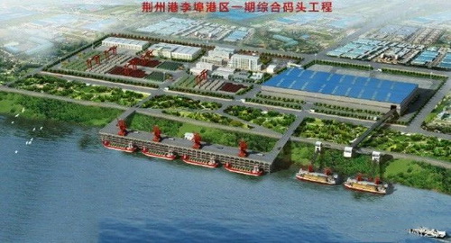 湖北一永久性砂石集并中心建成，總投資約2.5億元，年設(shè)計(jì)吞吐量360萬噸